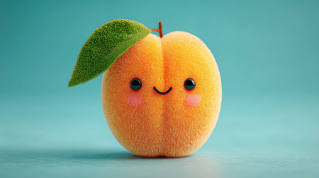 Fun apricot with slices.の素材