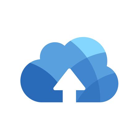 cloud  data vector  iconのイラスト素材