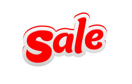 3d render of the word SALE vectorのイラスト素材