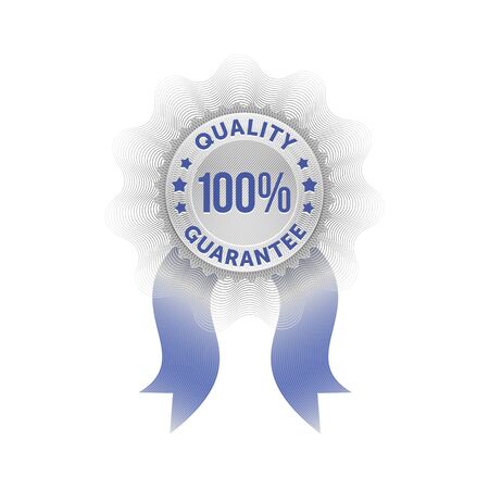 Quality guarantee emblem or rosette. Vector.のイラスト素材
