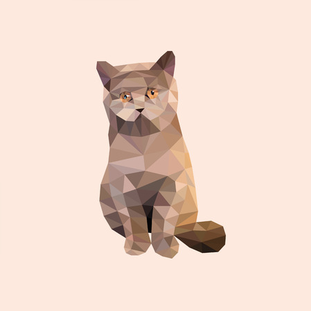 cat vector,  illustration, graphic, iconのイラスト素材