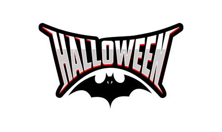 Happy Halloween text designのイラスト素材