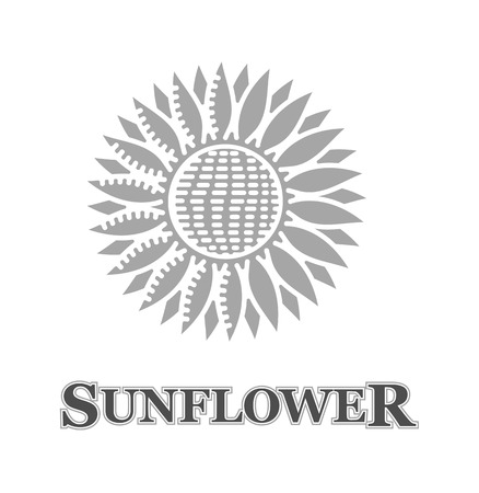 sunflower sign icon, vectorのイラスト素材