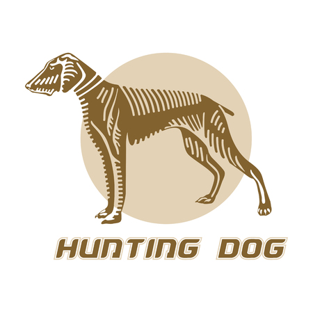 Business logo associated with hunting. Vector, logoのイラスト素材