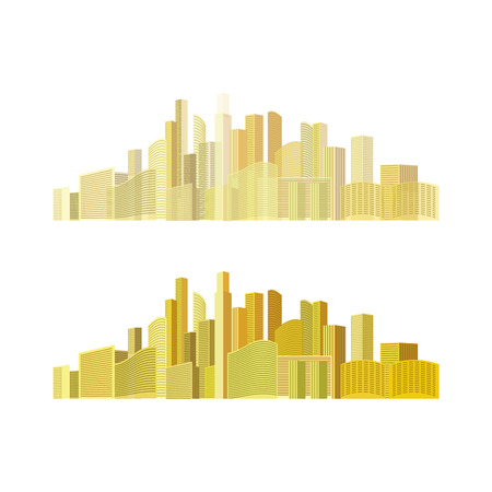 city panorama vector, illustration, background, image, banner, poster, picture,のイラスト素材