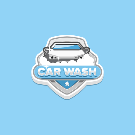 Car wash logoのイラスト素材