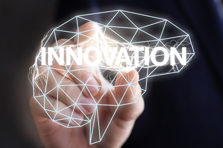 Concept of innovative thinking.の写真素材