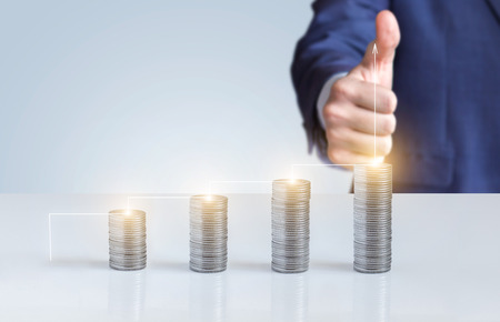 Good financial growth in the business. Excellent investment concept design.の写真素材
