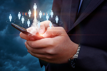 Good start of the employee in the company concept design.の写真素材