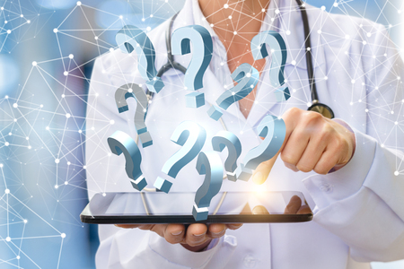 Answers to any medical questions from . Concept design.の写真素材