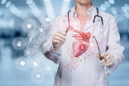 The concept of surgical treatment of the human heart.