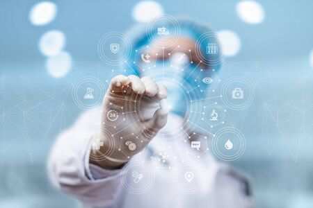 The concept of tablets and medication for effective treatment of the disease.の写真素材