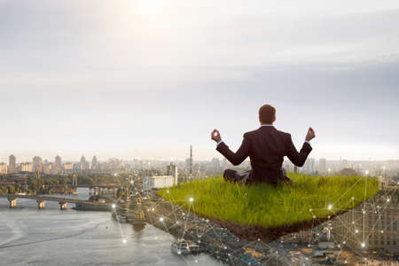The concept of diagnosing the economic crisis in business around the world.の写真素材