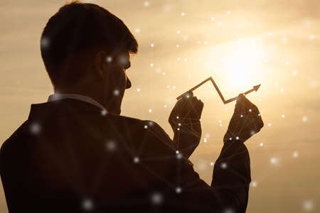 The concept of successful growth and development in business.