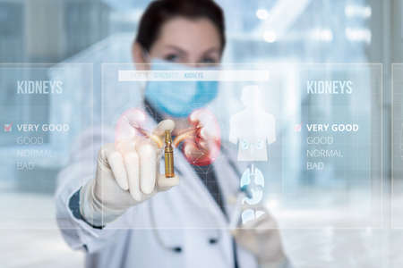 The concept of treating renal diseases with the help of drugs administered by syringe.