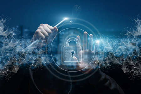 The concepts of protecting the network from hacking hackers.