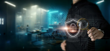 The concept of monitoring and control of the communications security system.