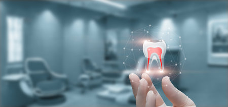The concept of diagnosis and treatment of dental disease.の写真素材