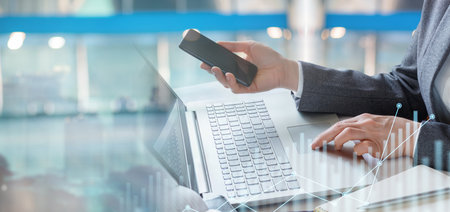 The concept of the operation of mobile devices for business analytics.