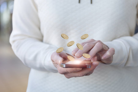 The concept of buying selling or getting rich on the Internet.