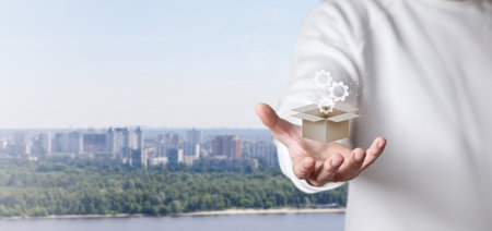 The concept of a product customizable with a mechanism.の写真素材