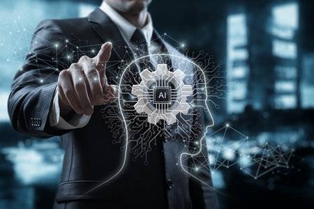 The concept of artificial intelligence control mechanism.