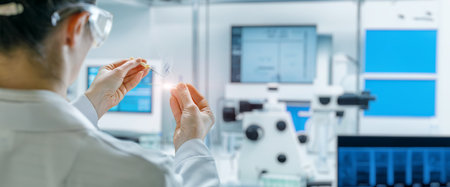The concept of research studying the study of DNA molecules with the help of modern technologies.