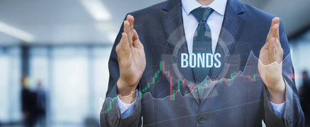 Concepts of Investing in Bonds for Traders and Active Investors.の写真素材