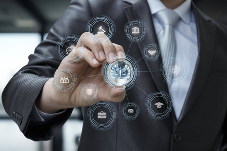 Legal technologies of the future. Integration of technologies into the legal sphere.の写真素材