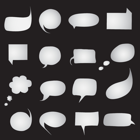 Speech bubbles set.のイラスト素材