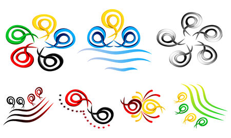 design element business logoの写真素材