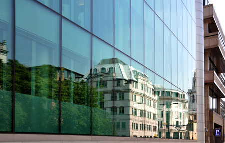 London  Buildings on the streetのeditorial素材