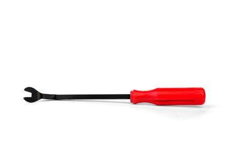 Nail puller isolated on white background.の写真素材