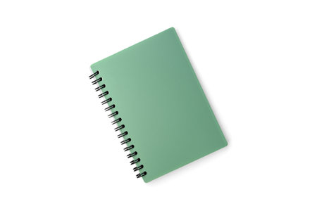 Office notepad isolated on white background.の写真素材