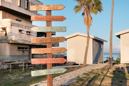 Varosha, Cyprus: Dec 26, 2025. Abandoned buildings and decaying hotels in the ghost town district of...