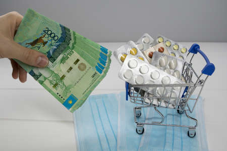 To buy medicines. Quarantine, covid. Paid medicine. Health system. Economy. Medications for...