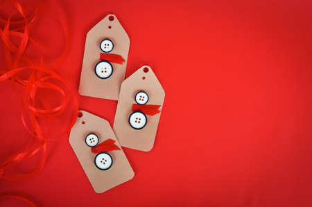 red stripe on red background christmas colors copy spaceの写真素材