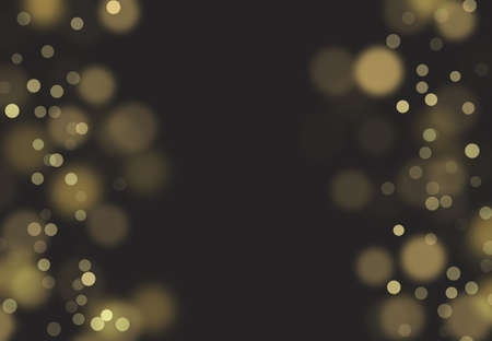 gold bokeh background for christmas greeting cardの写真素材