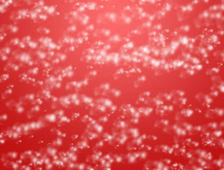 red snowy background for christmas greeting cardの写真素材