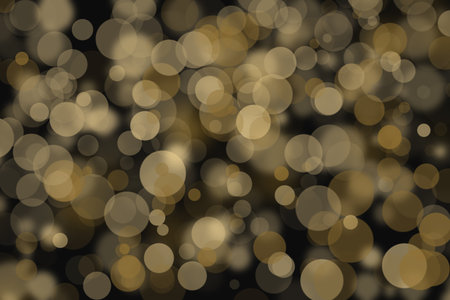 gold bokeh background for christmas greeting cardの写真素材