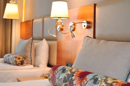 Design of hotel bedroom in Turkey . High quality photoの写真素材