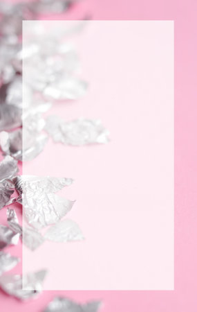 Pink background and empty space for text for beauty salon stories. High quality photoの写真素材