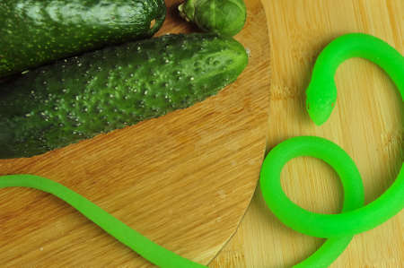 Fresh green vegetables and worm detox concept . High quality photoの写真素材