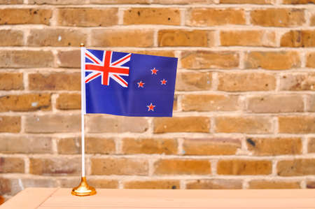 National flag of Australia close up stripes and stars.の写真素材