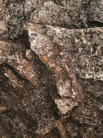 close up of stone wallpaper and background copy space. High quality photo