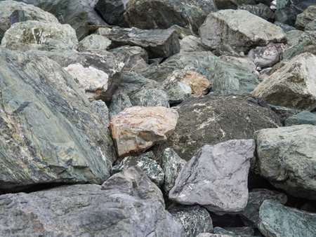 sea and rocks natural background copy space.の写真素材