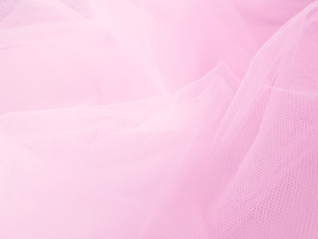 Soft pink tulle fabric background beautiful backdrop for text for textの写真素材