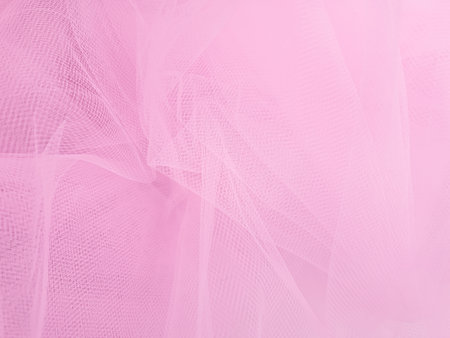 Soft pink tulle fabric background beautiful backdrop for text for textの写真素材