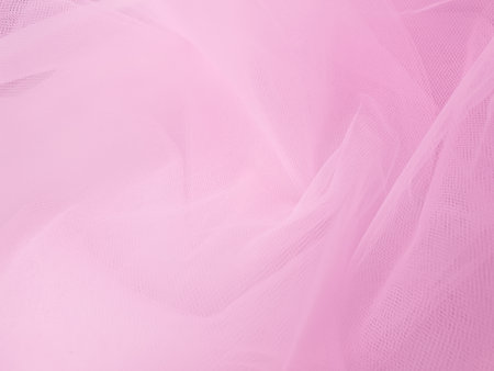 Soft pink tulle fabric background beautiful backdrop for text for textの写真素材