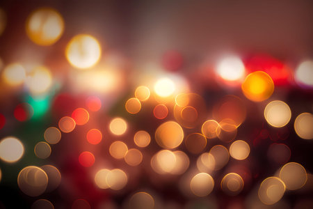 golden shiny abstract bokeh background and wallpaper.